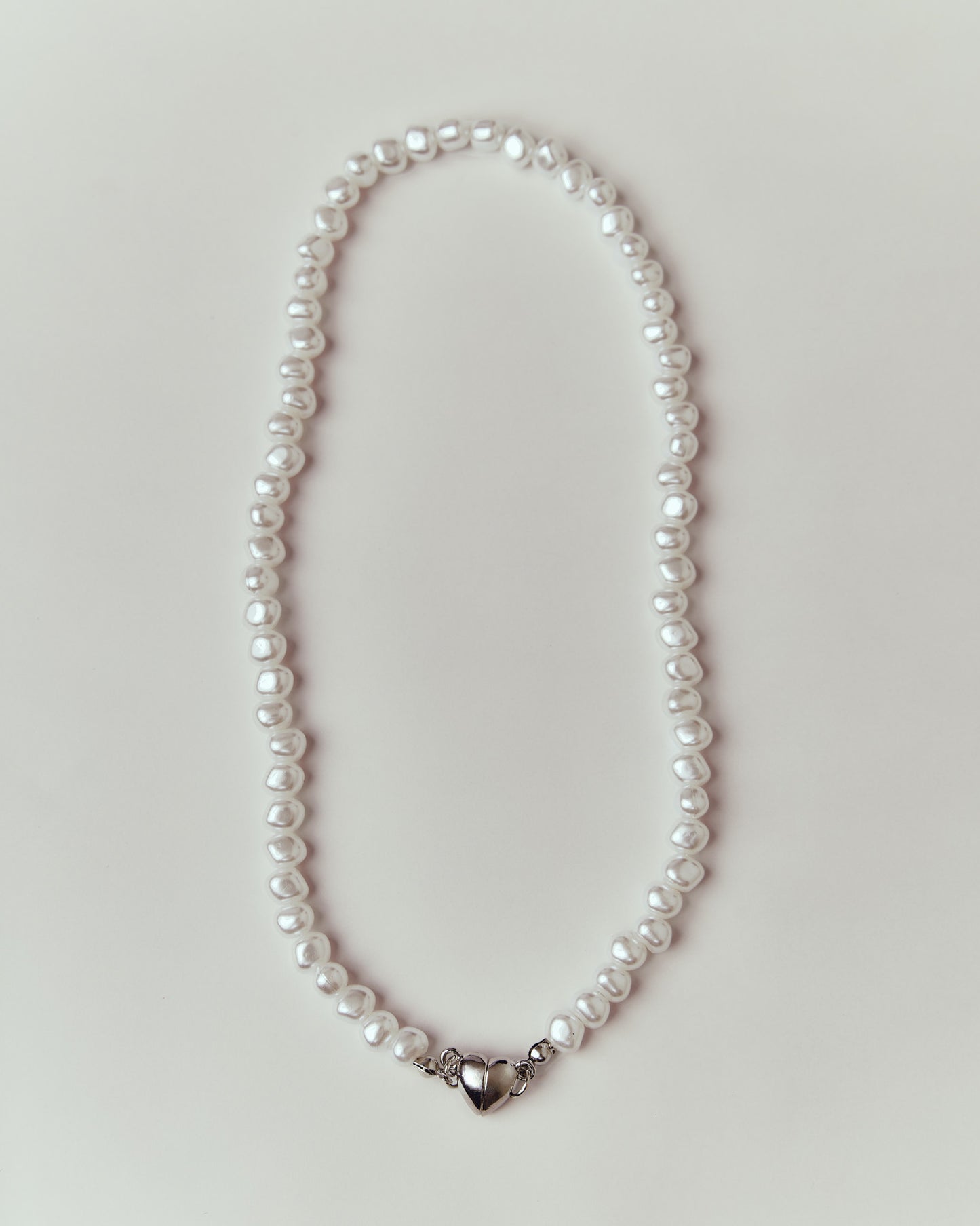Heart Perle Magnetique necklace