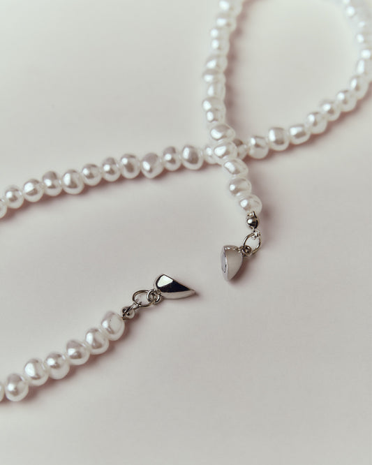Heart Perle Magnetique necklace